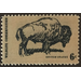 Vintage buffalo bison stamp 